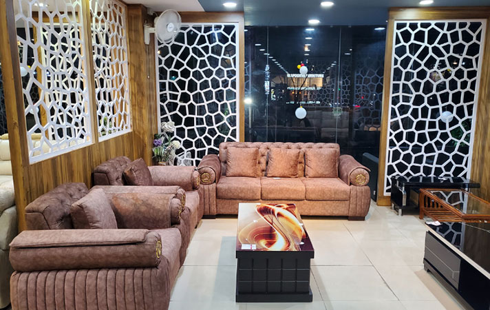 Asha Furniture wooden sofa set in Patna